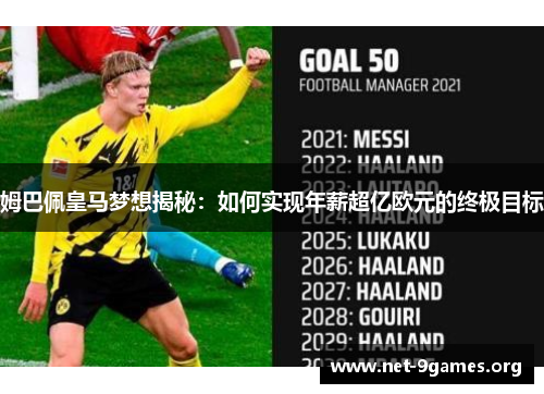 姆巴佩皇马梦想揭秘:如何实现年薪超亿欧元的终极目标 姆巴佩皇马梦想揭秘:如何实现年薪超亿欧元的终极目标