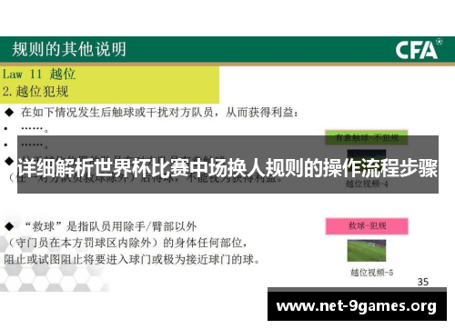 详细解析世界杯比赛中场换人规则的操作流程步骤 详细解析世界杯比赛中场换人规则的操作流程步骤